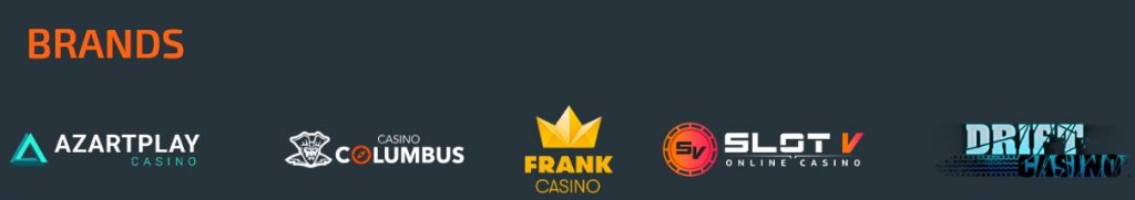Партнерка казино Slot V, Frank и Drift